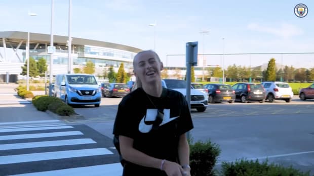 Euro winners return to Man City Women training